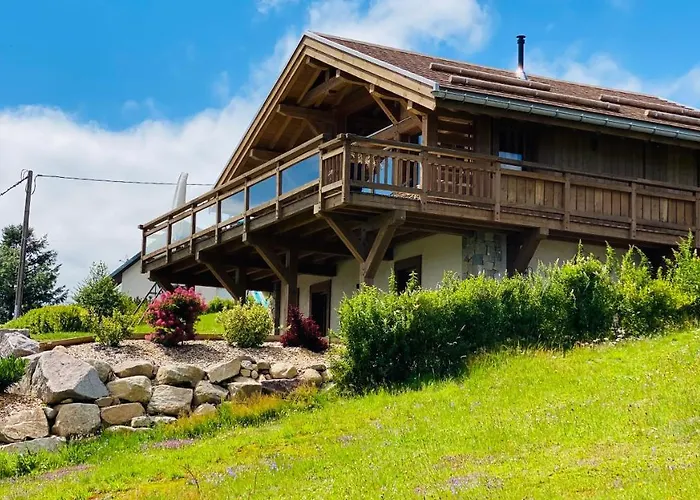 Horizon 180 4 Etoiles Sauna Chalet Gérardmer