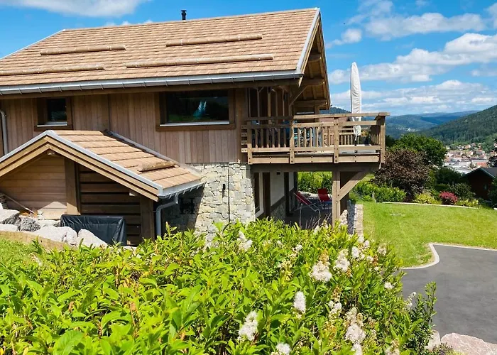 Horizon 180 4 Etoiles Sauna Chalet Gérardmer